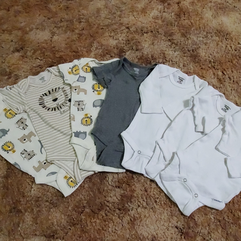 Baby boy onesie lot